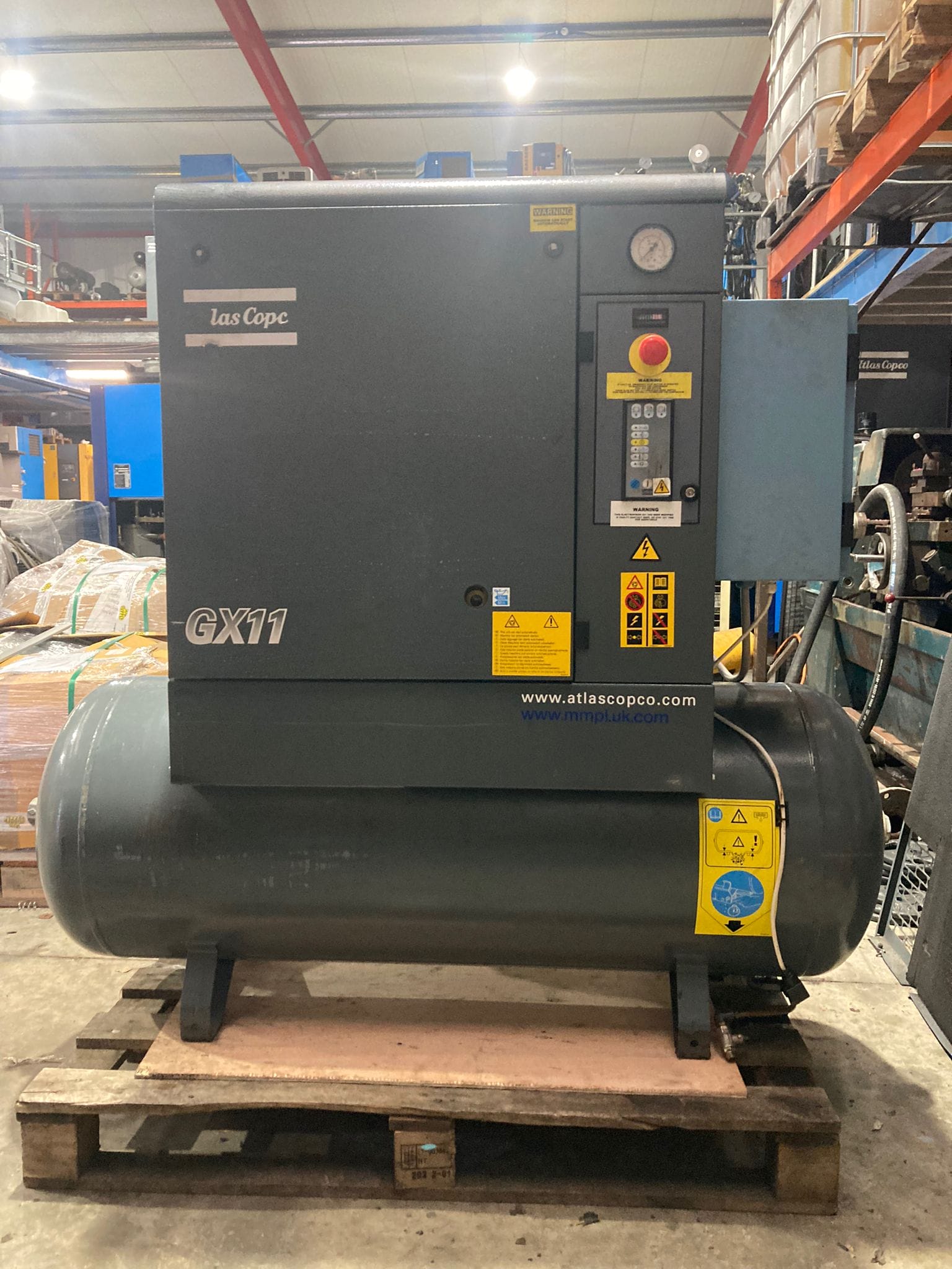 Atlas Copco GX11P EX Hospital 11Kw Screw Air Compressor